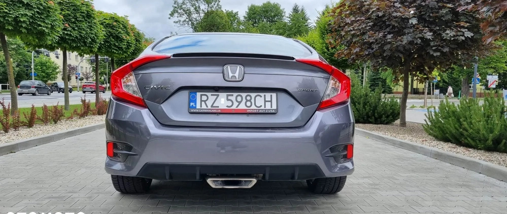 Honda Civic cena 73599 przebieg: 50000, rok produkcji 2020 z Rzeszów małe 172